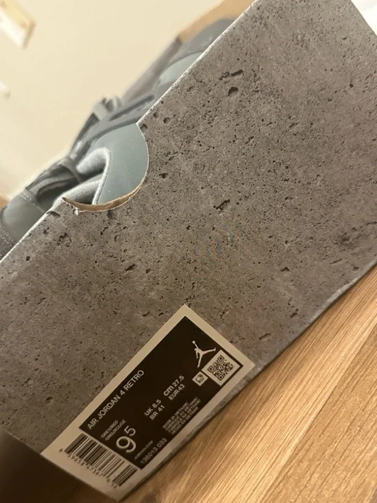 Men’s Gray Retro Basketball Sneakers AIRJORDAN. - Picture 6 of 8